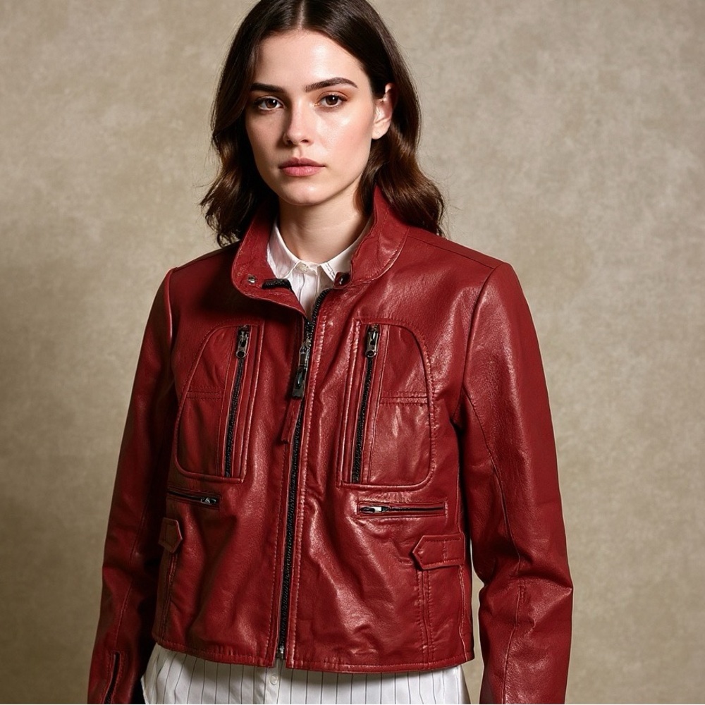 Leather jacket